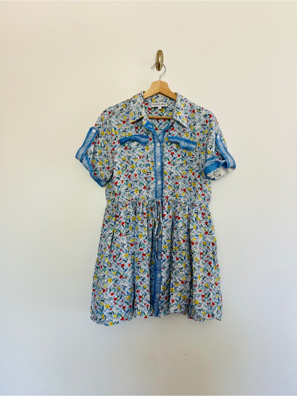 HUNTER BELL Women's Peyton Floral Mini Dress Size Small - Picture 2 of 9